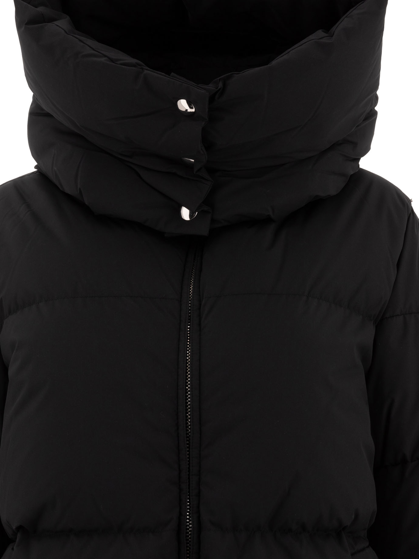 MAX MARA SPORTMAX Black   Oversize down jacket in waterproof fabric